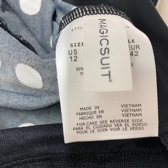 NWT Magicsuit Bang Chloe Dotted Tankini Top - Picture 4 of 5